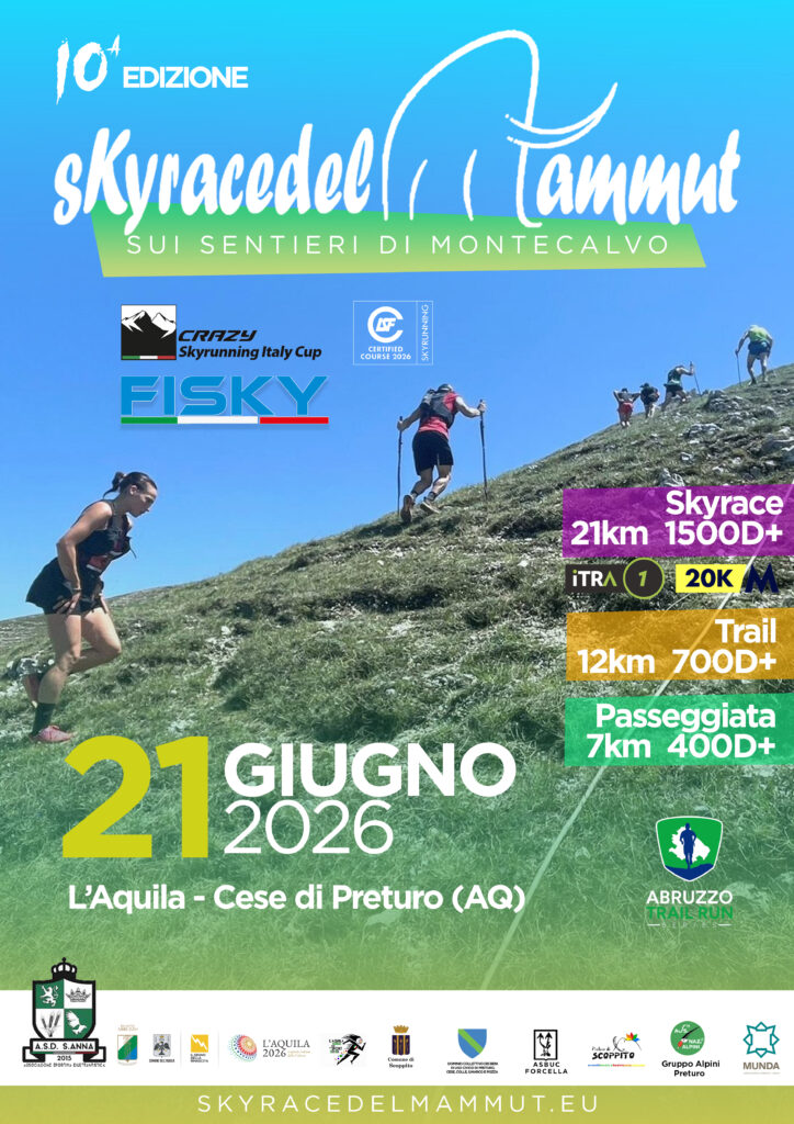 Locandina Skyrace del Mammut 2026
