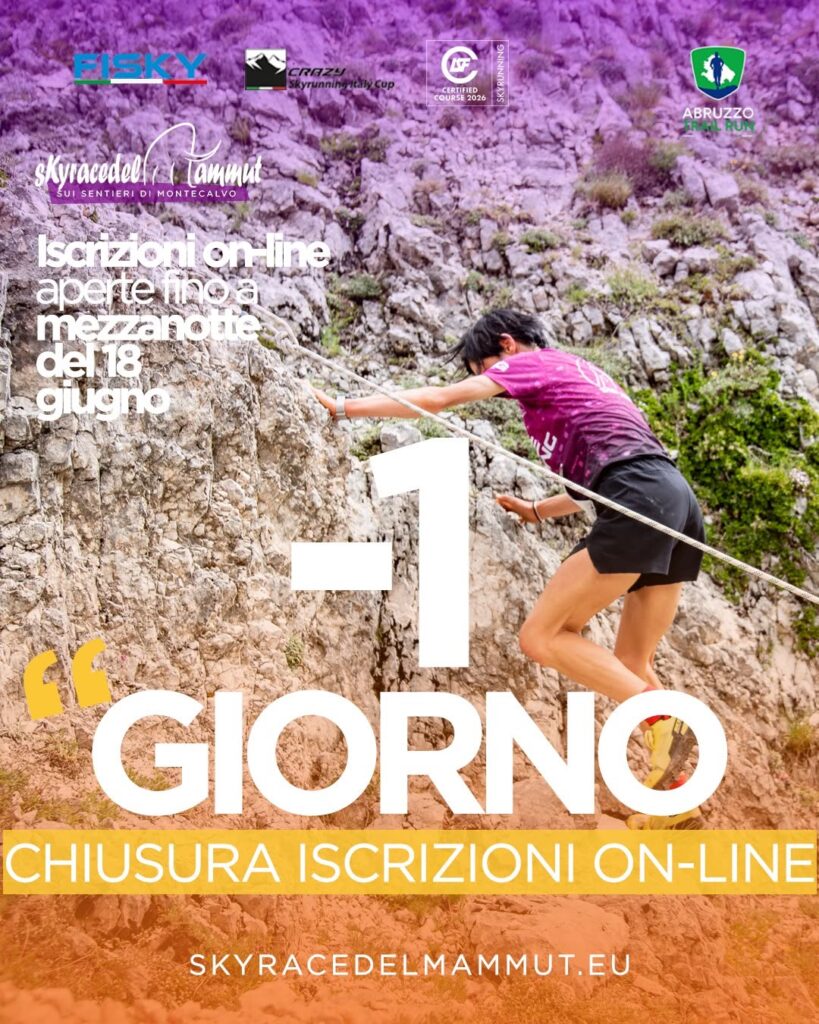 Ultimo Giorno Iscrizioni Online